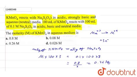 KMnO4 H2O2 Net Ionic Equation 的图像结果