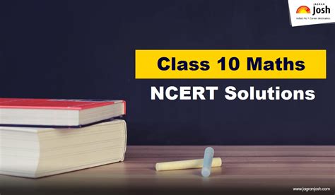 NCERT Solutions for Class 10 Maths 2024-25