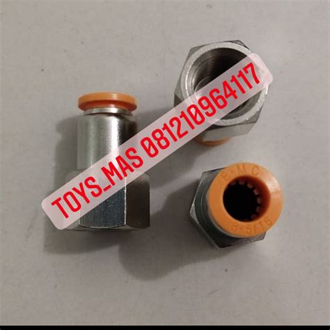 Jual Fitting Straight Lurus EPCF-08-02 Female Drat Cewek EMC Pneumatic ...