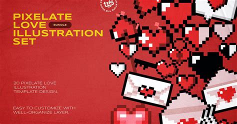 Pixelate Love Illustration Set — Teletype