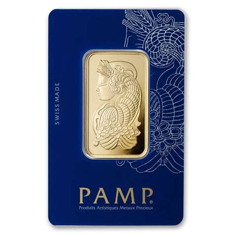 PAMP Suisse 1 oz Gold Bar, .9999 Fine Gold, Lady Fortuna, Veriscan ...