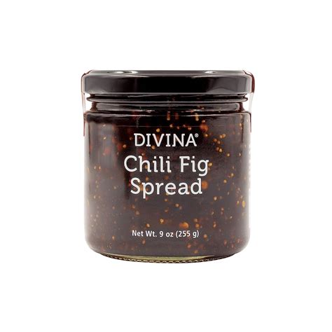 Amazon.com: DIVINA Chili Fig Spread Jam, 9 Ounce : Grocery & Gourmet Food