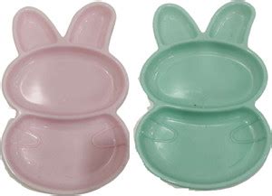 Nivel Set of 2 Kids Plastic Cat Shaped Plates ,Unbreakable Material ...