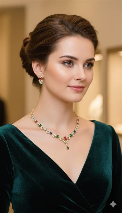American Diamond CZ Necklace – ART FASHION JEWELLERY