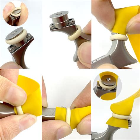 Powerful High Quality Titanium Alloy Catapult with Flat Rubber Band Sh ...