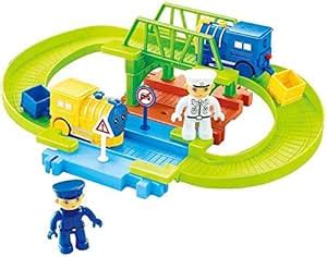 Buy Webby Batterty Operated Block Train Track Set 14 pcs Online at Low ...