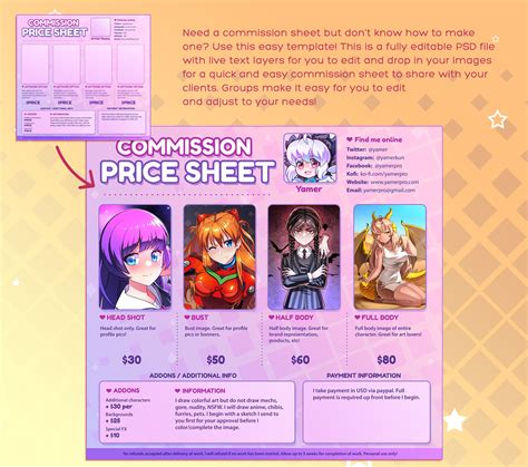 Artist Commission Template at Arthur Poulsen blog