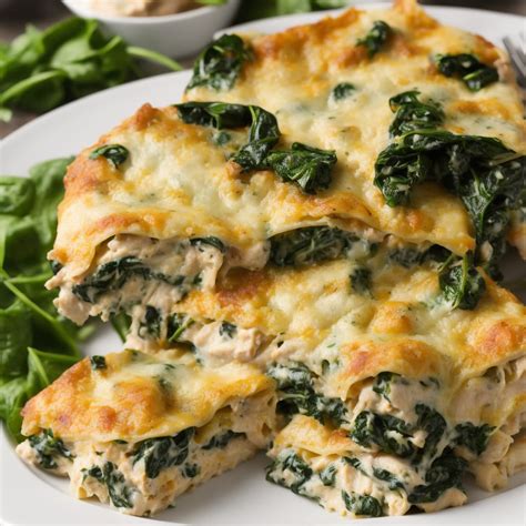 Chicken and Spinach Alfredo Lasagna Recipe | Recipes.net