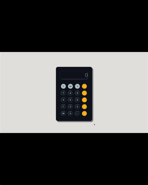 Calculatrice HTML CSS JavaScript 的图像结果