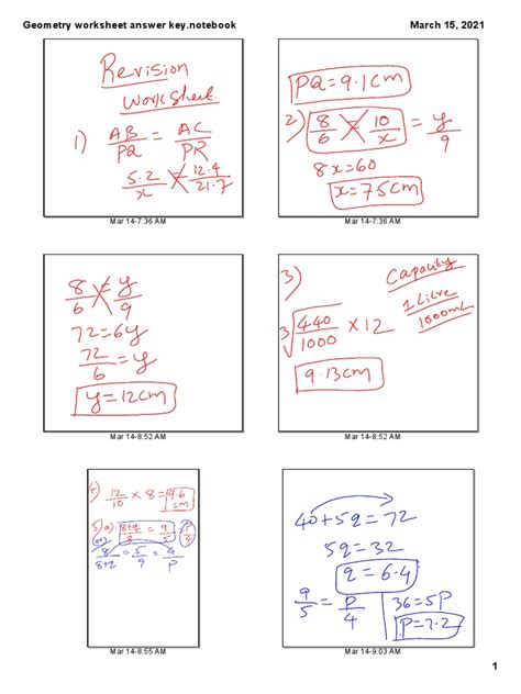 Geometry Worksheet 1.1 Answer Key 的图像结果