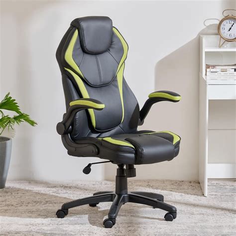 Buy Newton Faux Leather Office Chair - Black from Home Centre at just ...