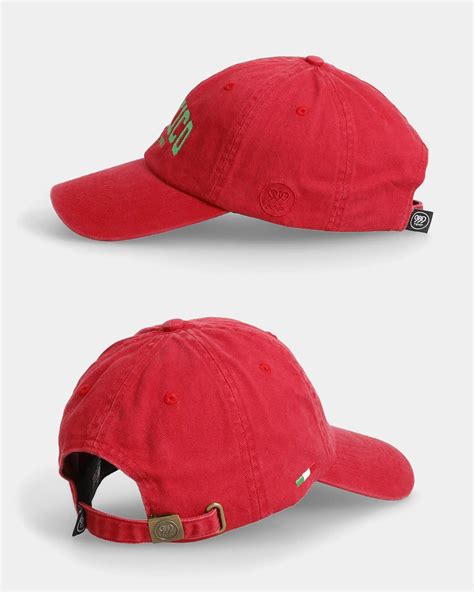 Mexico Dad Cap – Red Embroidered Streetwear Classic | 999TEE – 999Tee
