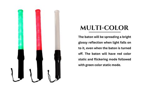 Clickforsign TBT-01_FBA Traffic Directional Baton 8Rg Double Function ...