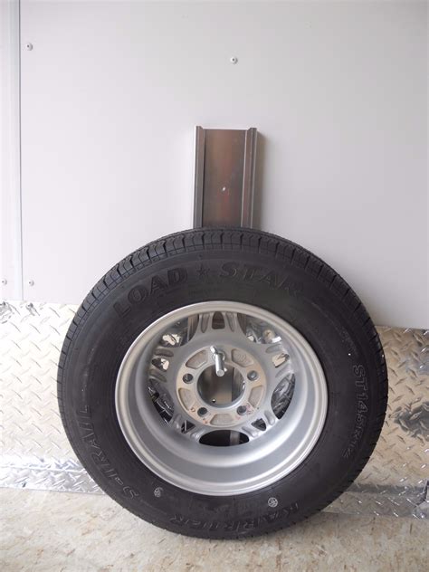 SPARE TIRE MOUNT- FOR ENCLOSED TRAILER- SUPER HEAVY DUTY-WALL MOUNT | eBay