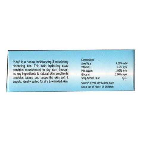 P-Soft Soap 100 gm Price, Uses, Side Effects, Composition - Apollo Pharmacy