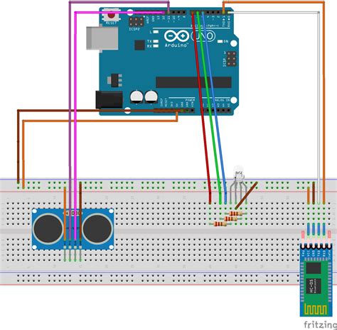 Image result for HC-SR04 Connection to Arduino