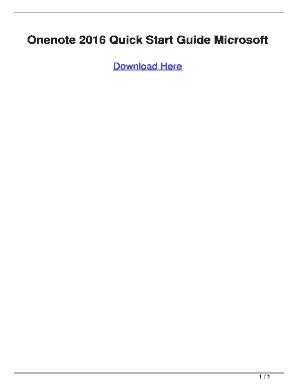 Image result for OneNote Quick Start Guide