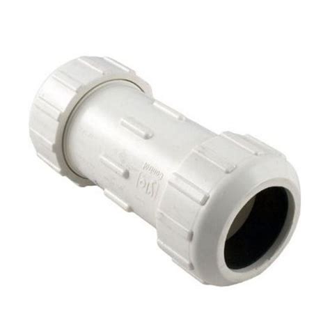PVC Pipe Compression Coupling 1 1 2 Inch 的图像结果