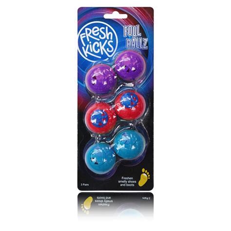 Fresh Kicks® Foul Ballz (6 Pack) - Shoe Deodorizer Inserts