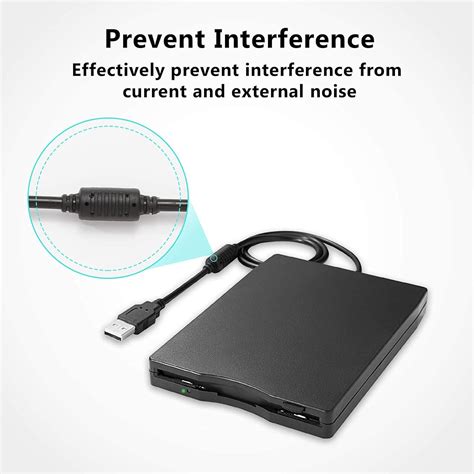 Buy HANNORD USB External Floppy Disk Drive, 3.5-inch Portable 1.44MB ...