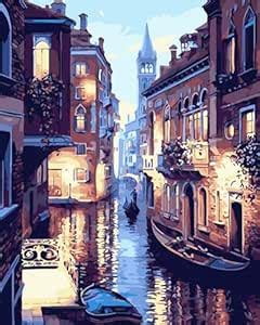 Venice Gondolas - Paint by Numbers Kit, Painting for Kids, Students ...