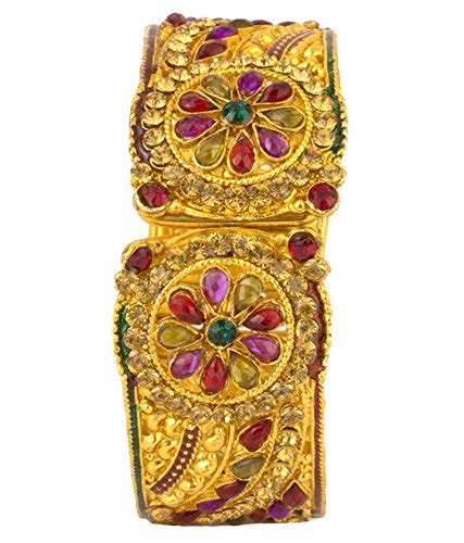 Buy YouBella Antique Style Jewellery Gold Plated Bangles for Women at ...