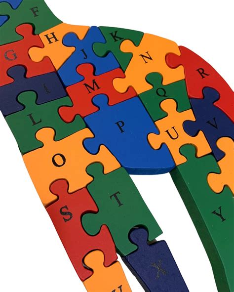 Earthytweens Giraffe Alphabets & Number Puzzle | The Mom Store