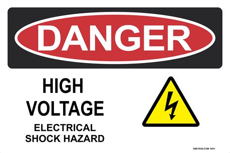 Electrical Hazard Symbols