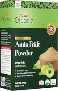 Buy Radico Organic Amla Hair Treatment Powder - 100% Organic, 100% ...