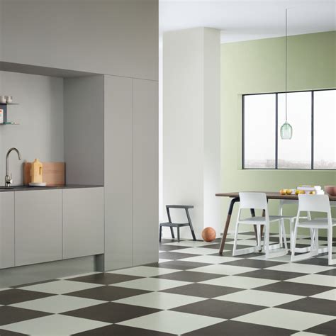Moon (Beige) Marmoleum Click Linoleum Flooring 30 x 30cm | Forbo