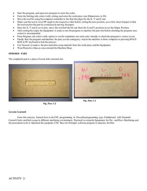 CNC Programming Project File Cover Page 的图像结果