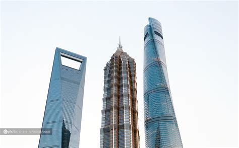 上海：浦东陆家嘴“三高”摩天楼地标建筑 见证魔都开发开放发展历史 - IC_photo