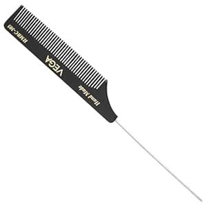 Buy Vega Professional Rat Tail /Tail Hair Comb with Steel Pin for Hair ...