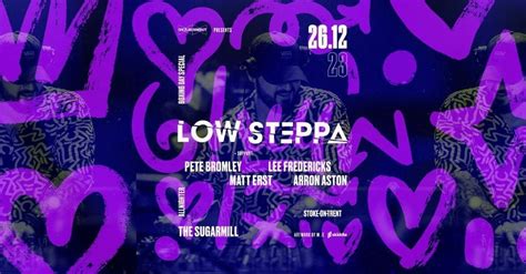 Lowsteppa! Boxing Day Special! , Stoke Sugarmill, Kidsgrove, December ...