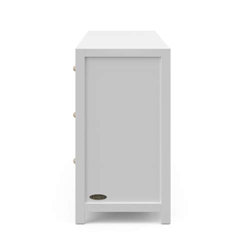 Graco Teddi 6 Drawer Double Dresser (White) – India | Ubuy