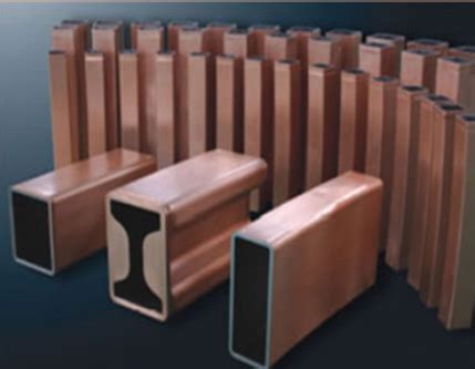 Copper Mould Plates and Tubes for Slab and Billet Caster