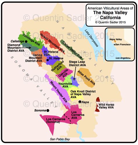 Napa California Map