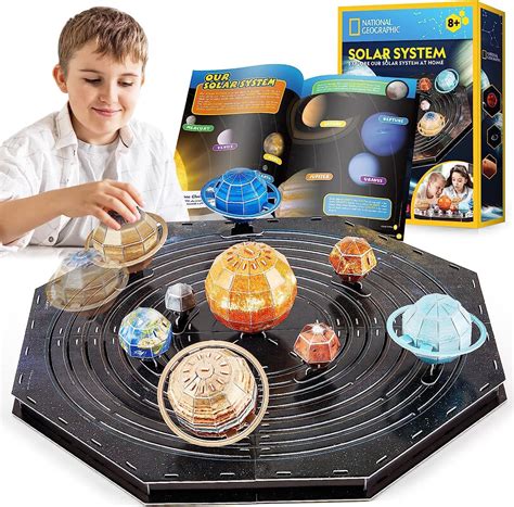 Buy Azonee Solar System for Kids Toys National Geographic Movable Solar ...
