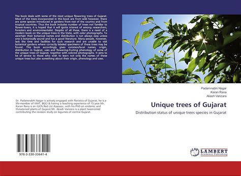 Unique trees of Gujarat: Distribution status of unique trees species in ...