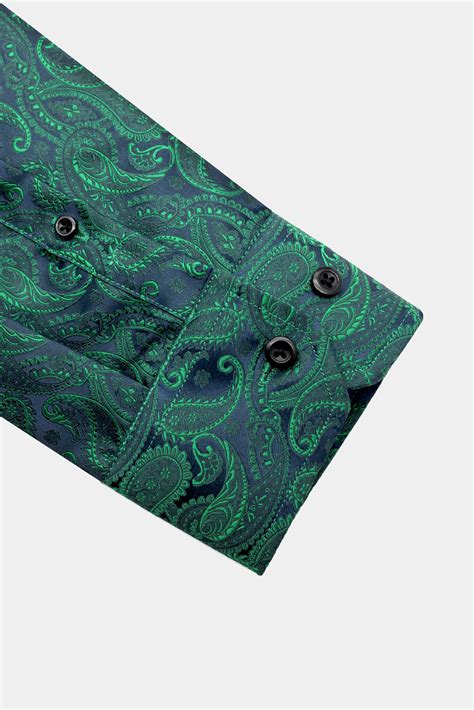 Men's Green Paisley Shirt | Gentleman's Guru