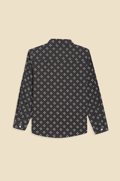 Buy Boys Black Print Casual Shirt Online - 39936138 | Allen Solly