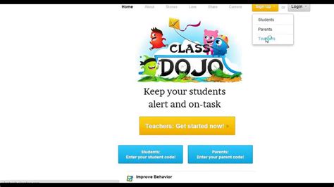 ClassDojo Sign Up 的图像结果