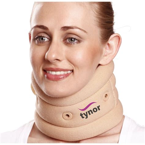 Buy TYNOR Cervical Collar Soft with Support, Beige, Large,Cotton, 1 ...