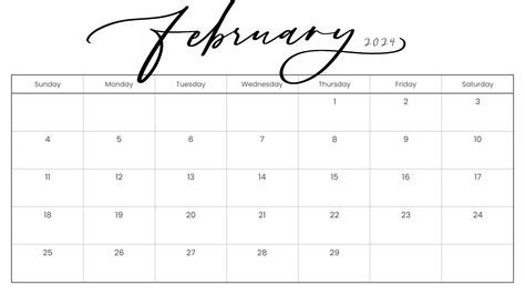 Free February Calendar Printable: Get Yours Now! - Printables for Everyone