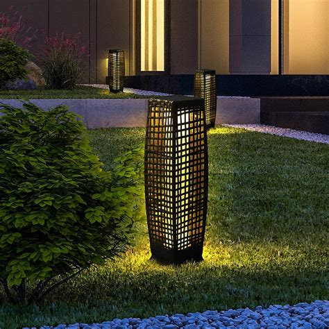 Solar Floor Lamp, Outdoor Floor Lamp, Solar Lanterns Outdoor Waterproof ...