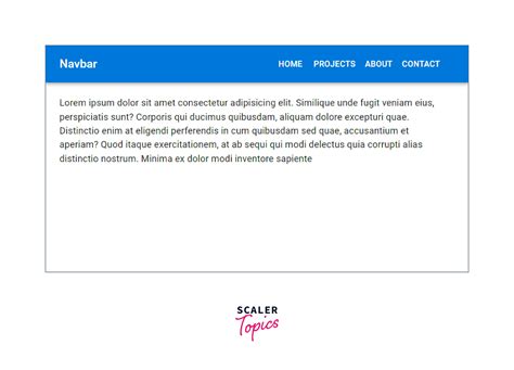 Simple Navbar React 的图像结果