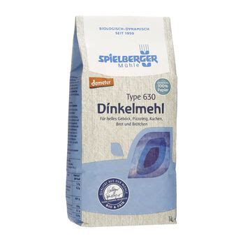 Spielberger Dinkelmehl, Typ 630, demeter - 1kg | Mehl | Backen und ...