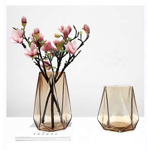 碧轩创意彩色玻璃花瓶客厅装饰插花摆件几何图形插花花器厂家直销-阿里巴巴