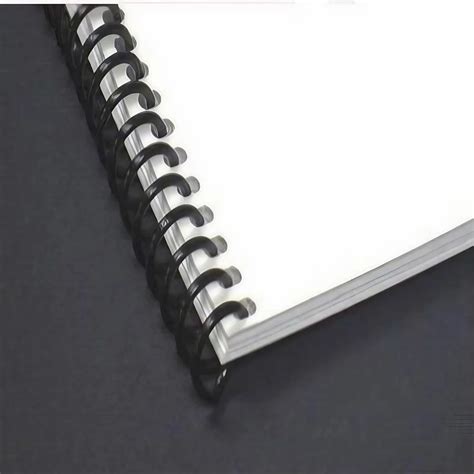 Binding Spirals - Plastic Spiral Ring Black Manufacturer from Mumbai
