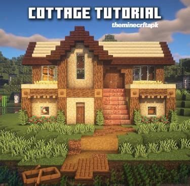 Image result for Minecraft Cottage House Tutorial